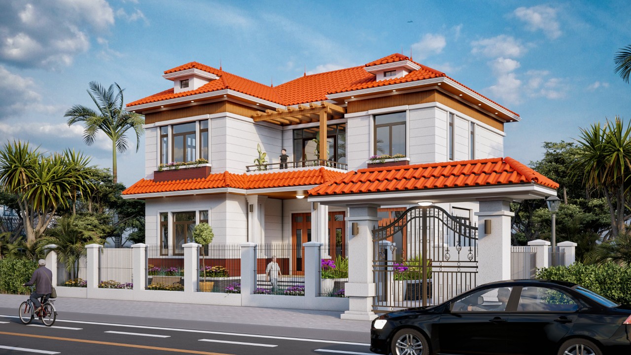 BT2021007| BIỆT THỰ MÁI NHẬT 2 TẦNG QUẤN HÚT, SANG TRỌNG TẠI LIÊN MẠC, MÊ LINH